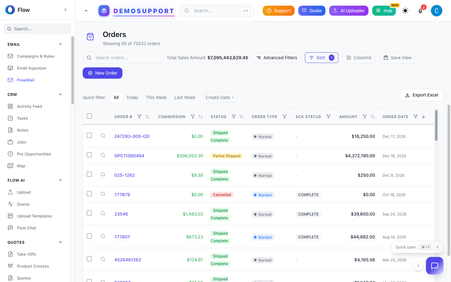 FlowDemand Order Management